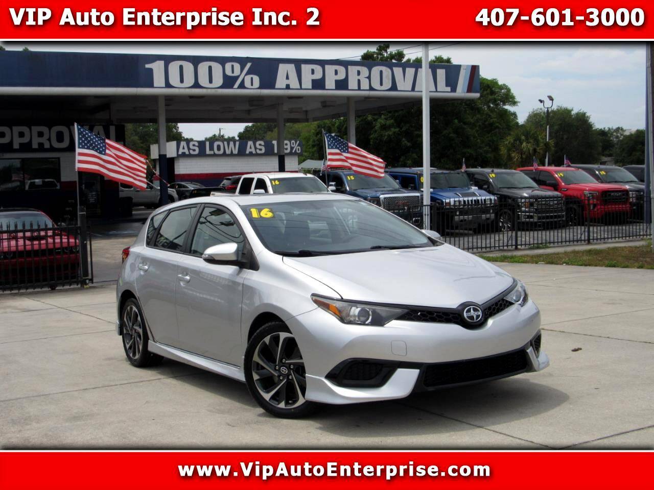 2016 Scion iM Base — Hatchback — 104,300 mi — Orlando, FL