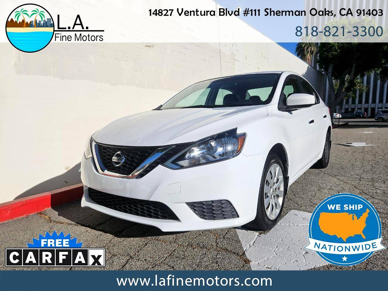 2016 Nissan Sentra S — Sedan — 51,047 mi — Sherman Oaks, CA