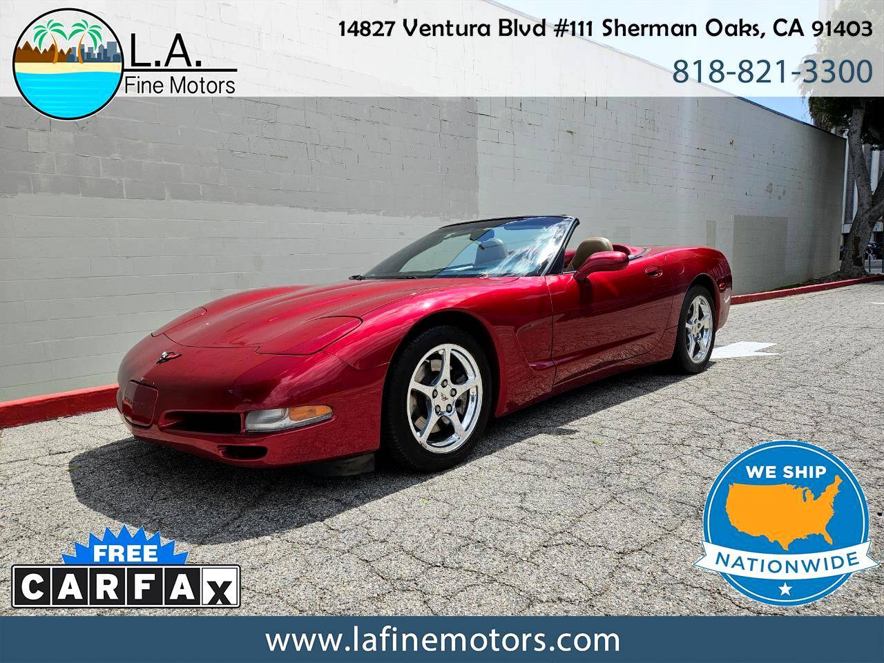 2000 Chevrolet Corvette Base — Convertible — 99,985 mi — Sherman Oaks, CA