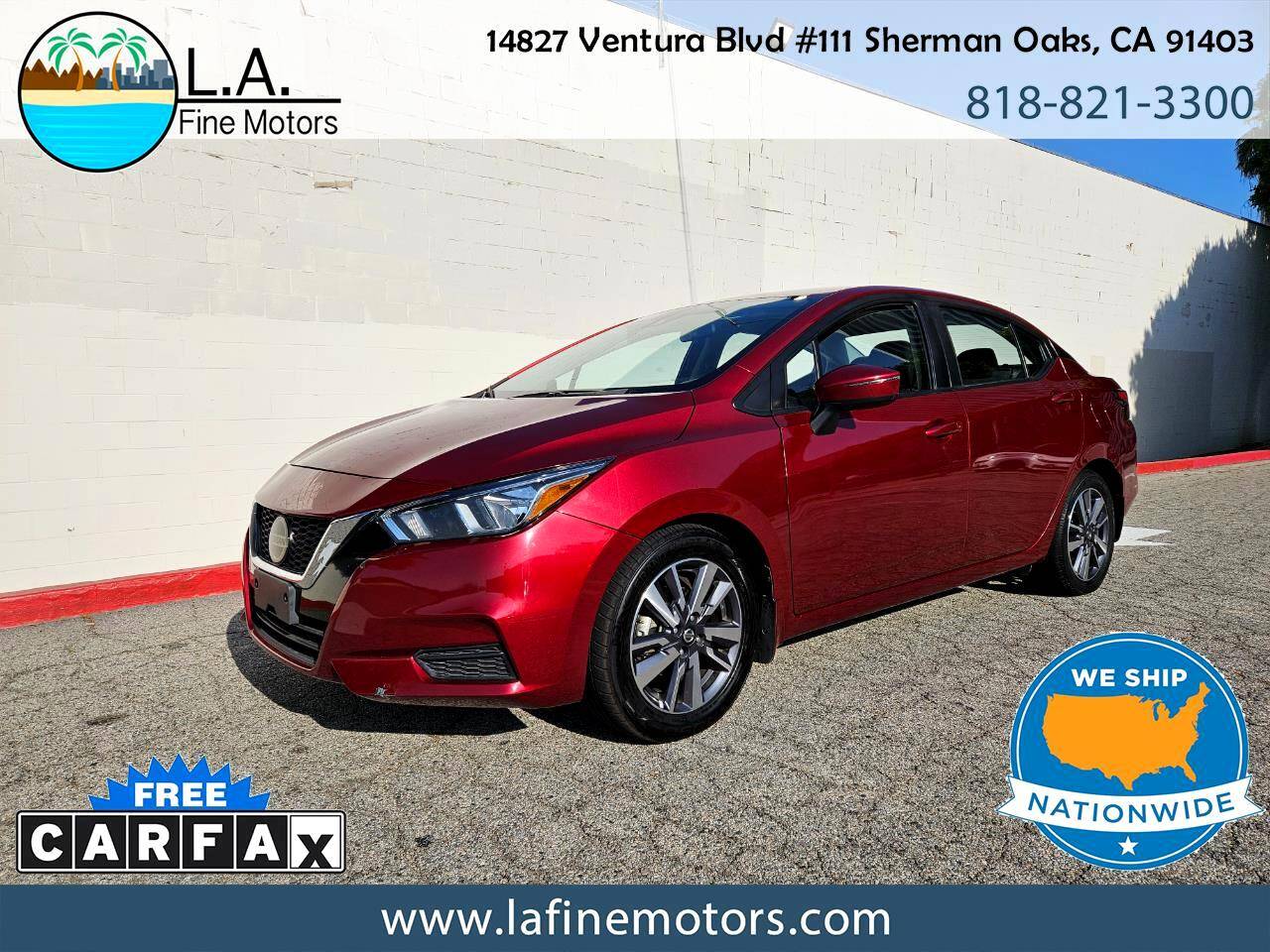 2020 Nissan Versa SV — Sedan — 86,735 mi — Sherman Oaks, CA