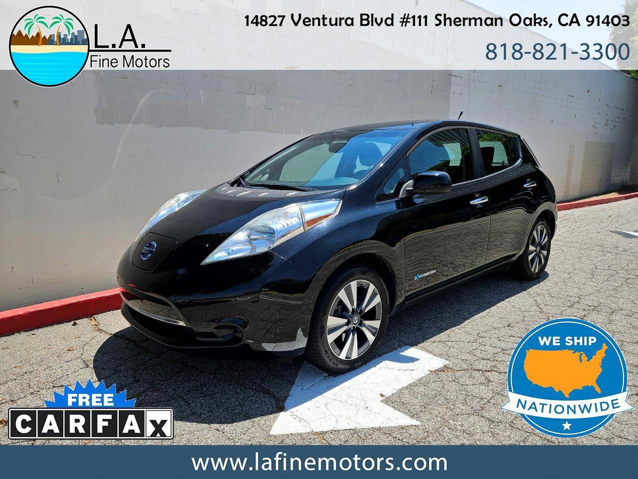 2016 Nissan LEAF SV — Hatchback — 73,046 mi — Sherman Oaks, CA