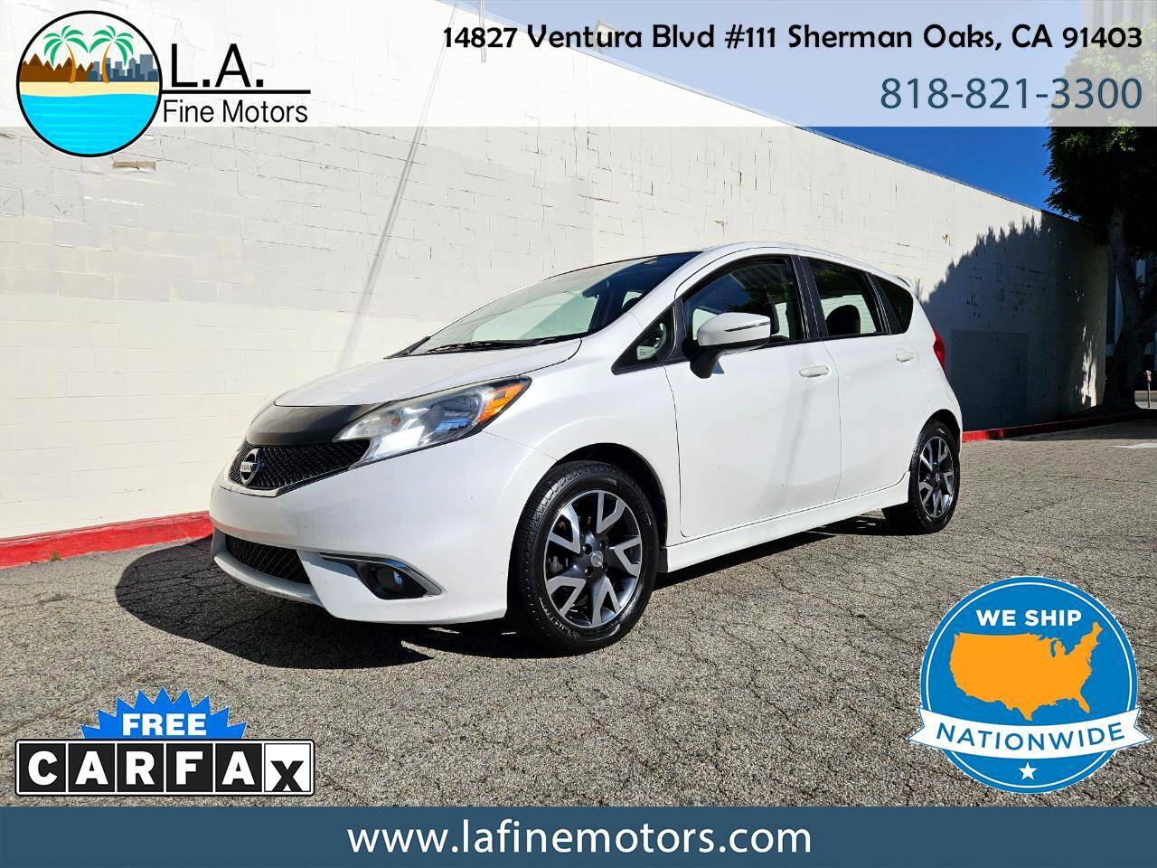 2015 Nissan Versa 1.6 SR — Hatchback — 126,132 mi — Sherman Oaks, CA