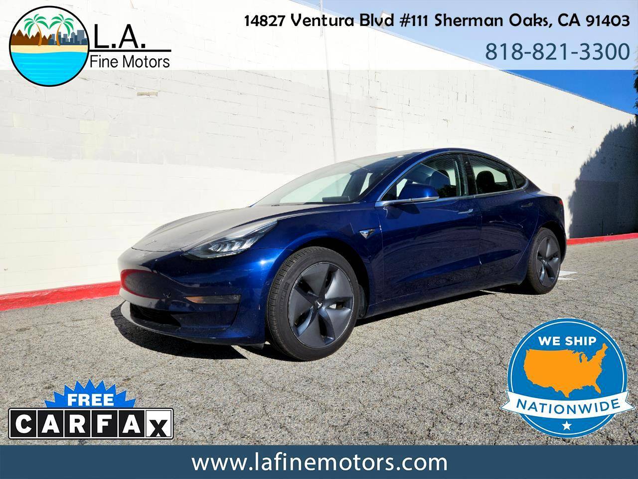 2018 Tesla Model 3 Long Range — Sedan — 198,736 mi — Sherman Oaks, CA