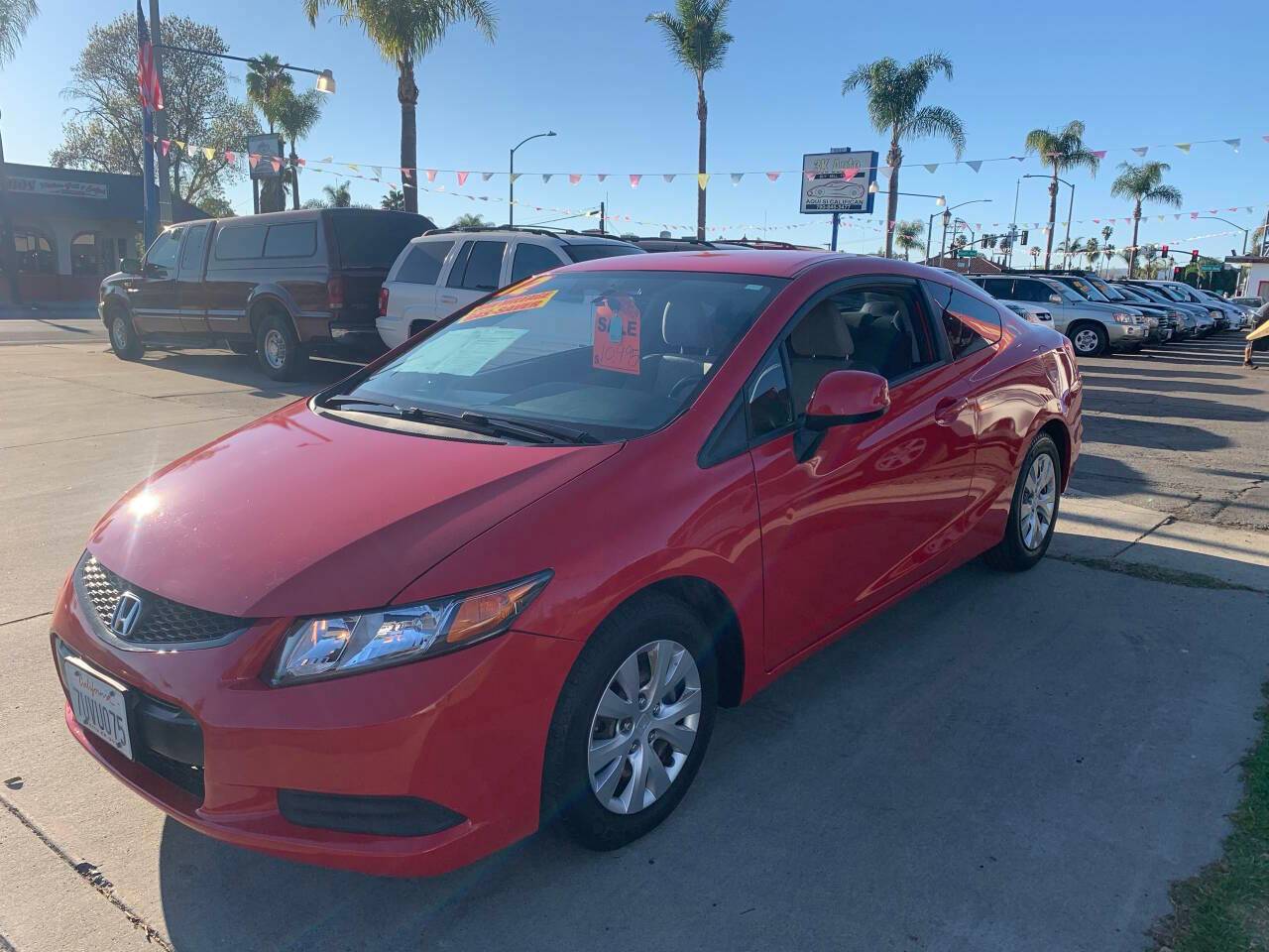 2012 Honda Civic LX — Coupe — 85,733 mi — Escondido, CA