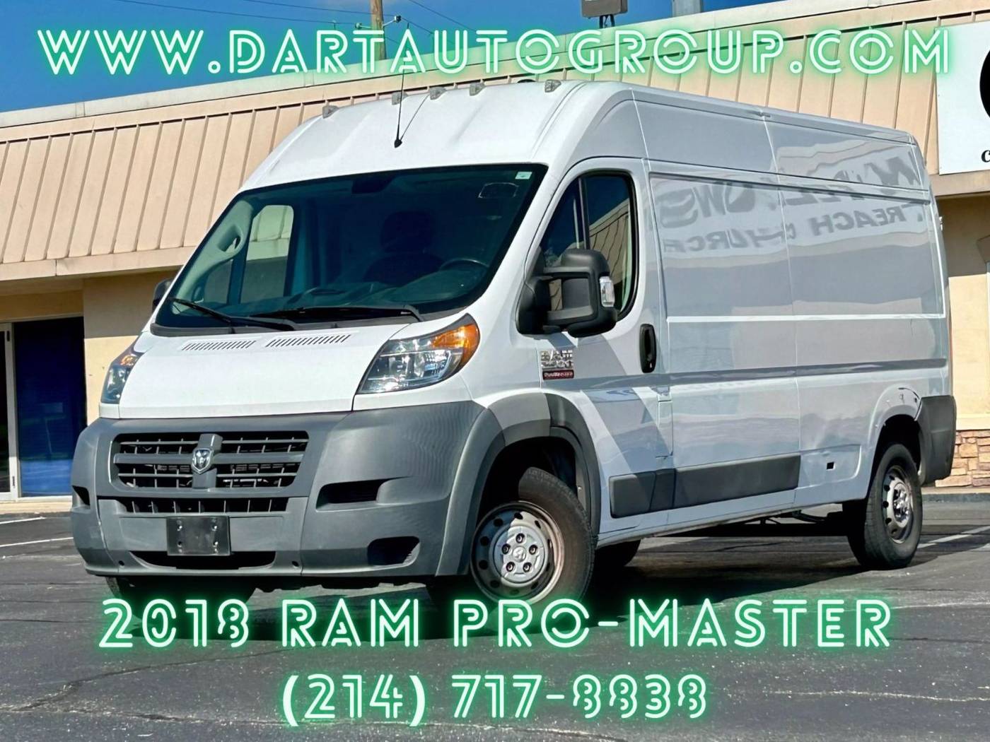 2018 Ram ProMaster Cargo Van 2500 — Cargo Van — 102,514 mi — Dallas, TX