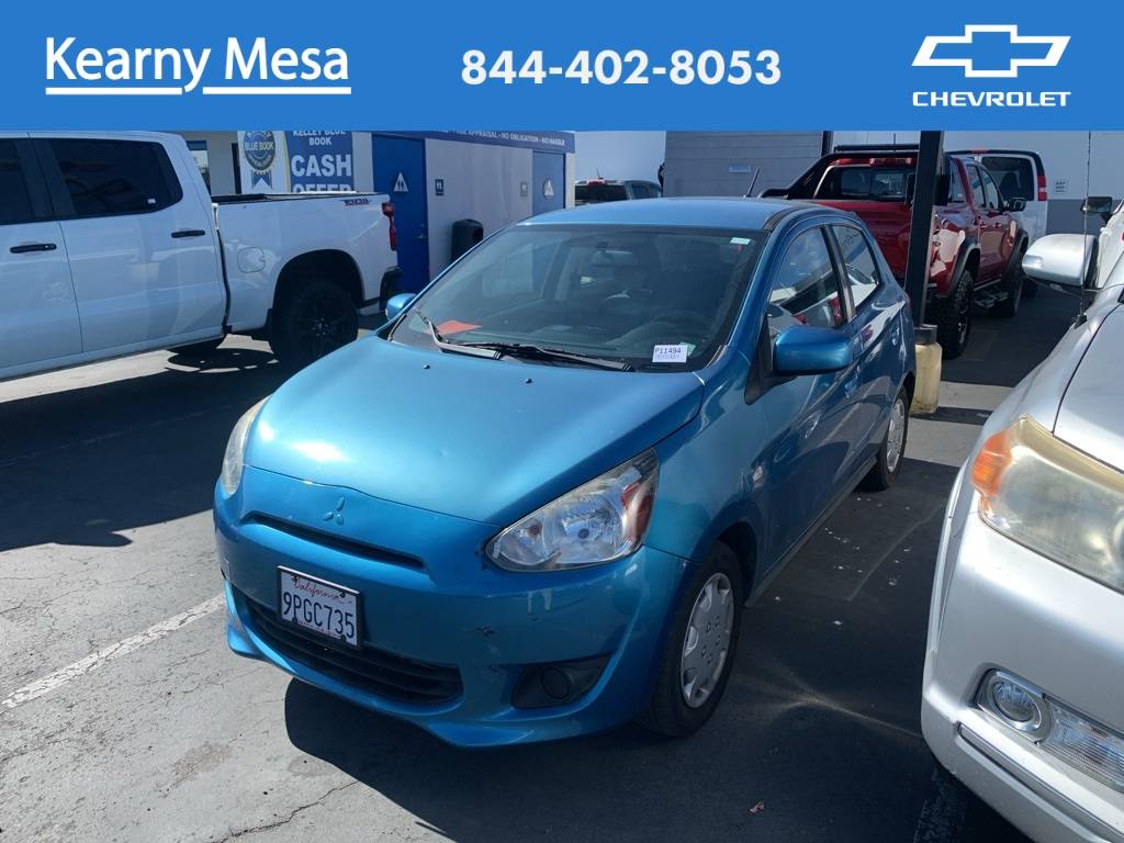 2015 Mitsubishi Mirage DE — Hatchback — 138,680 mi — San Diego, CA