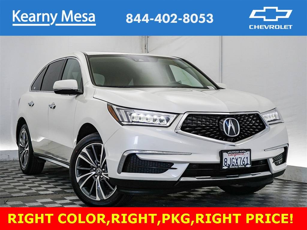 2019 Acura MDX Technology Package — SUV — 53,886 mi — San Diego, CA