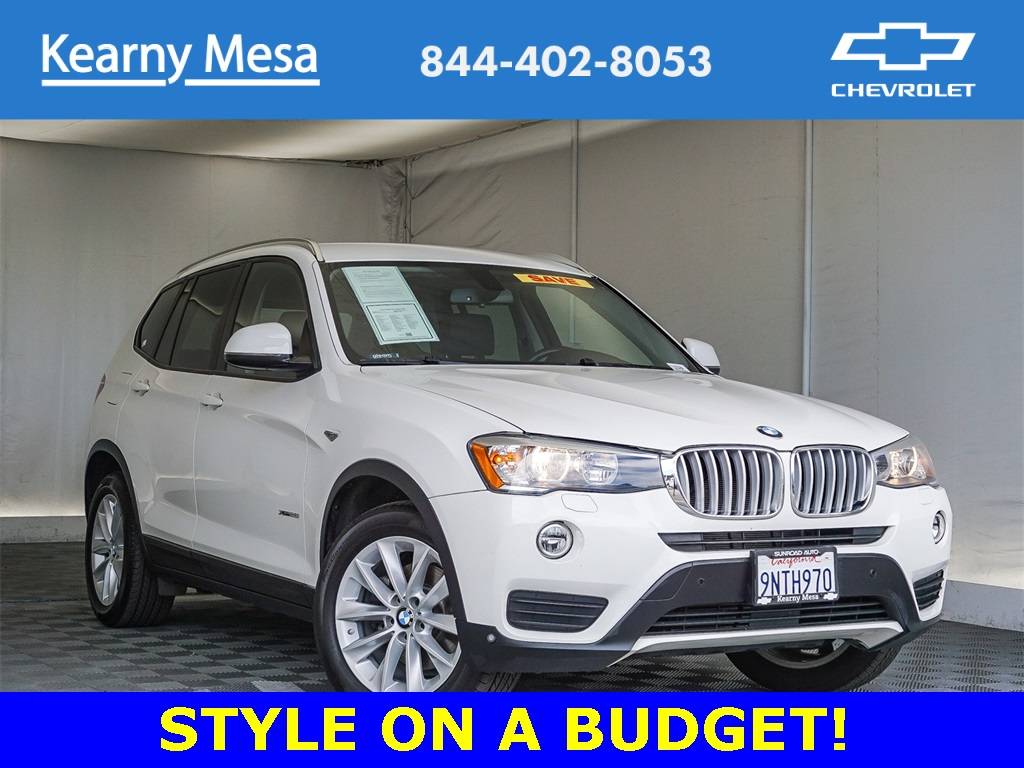 2017 BMW X3 28i — SUV — 59,239 mi — San Diego, CA