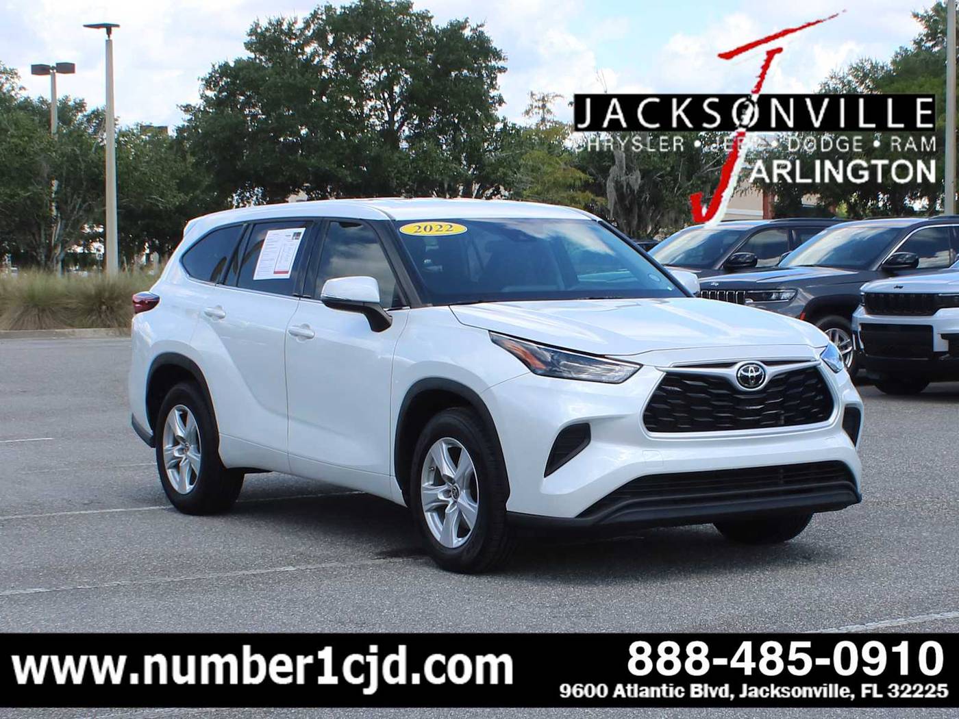2022 Toyota Highlander L — SUV — 52,725 mi — Jacksonville, FL