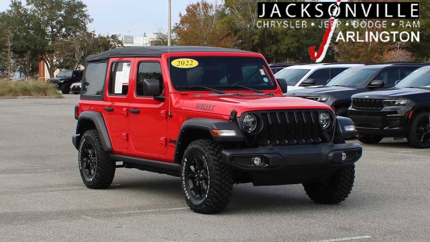 2022 Jeep Wrangler Willys — SUV — 24,850 mi — Jacksonville, FL