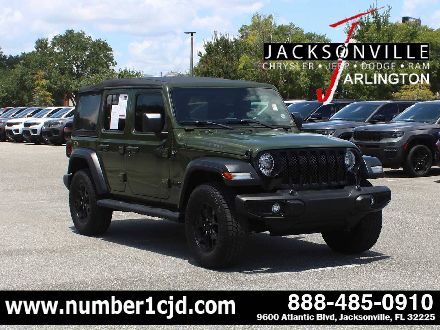 2021 Jeep Wrangler Willys Sport — SUV — 39,908 mi — Jacksonville, FL