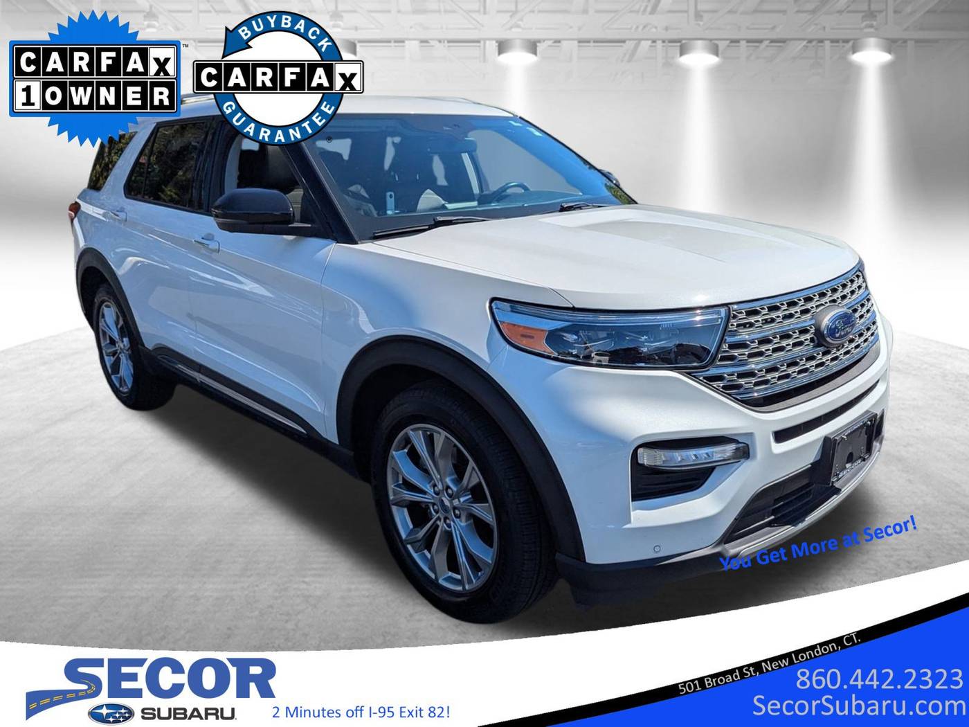 2021 Ford Explorer Limited — SUV — 57,428 mi — New London, CT