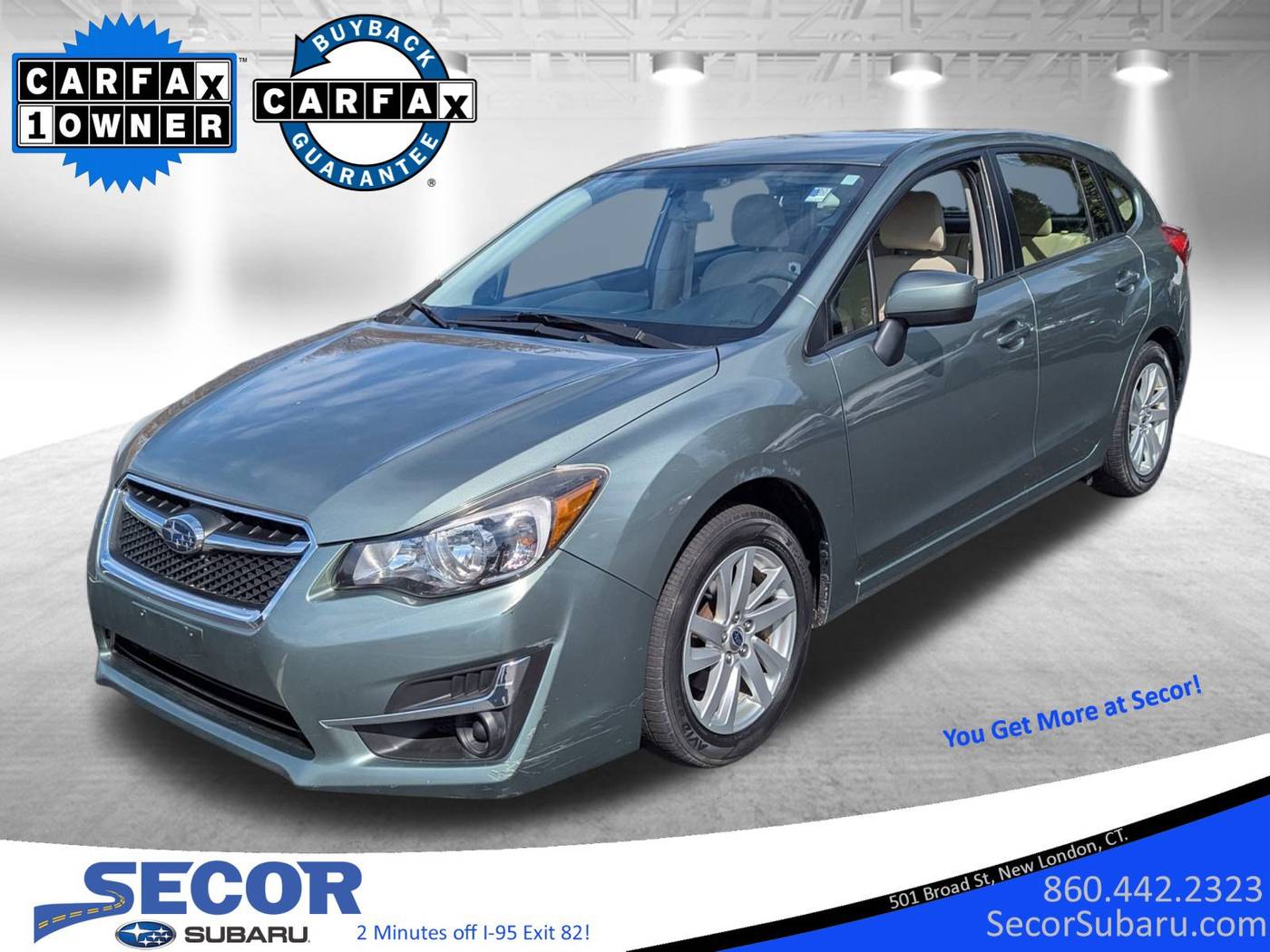 2015 Subaru Impreza 2.0i Premium — Wagon — 55,245 mi — New London, CT