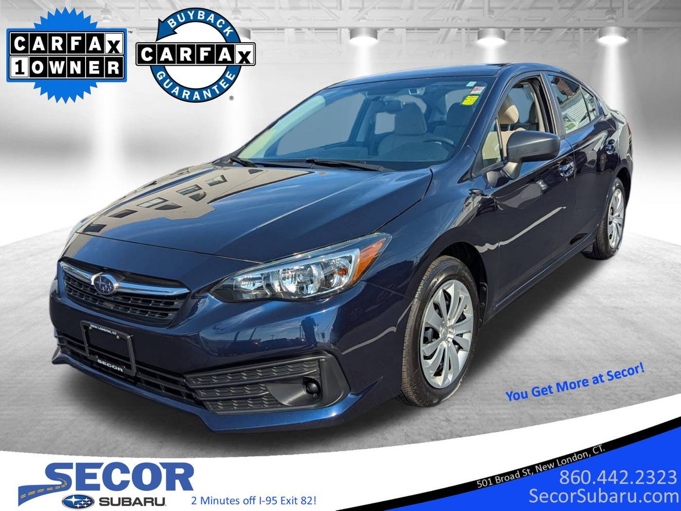 2020 Subaru Impreza 2.0i — Sedan — 21,159 mi — New London, CT