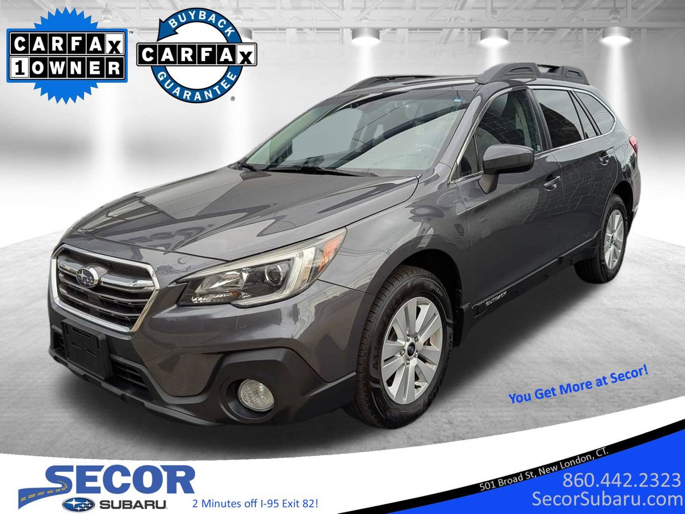 2019 Subaru Outback 2.5i Premium — SUV — 64,570 mi — New London, CT