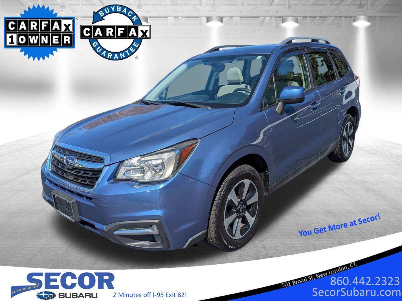 2017 Subaru Forester 2.5i Premium — SUV — 98,943 mi — New London, CT