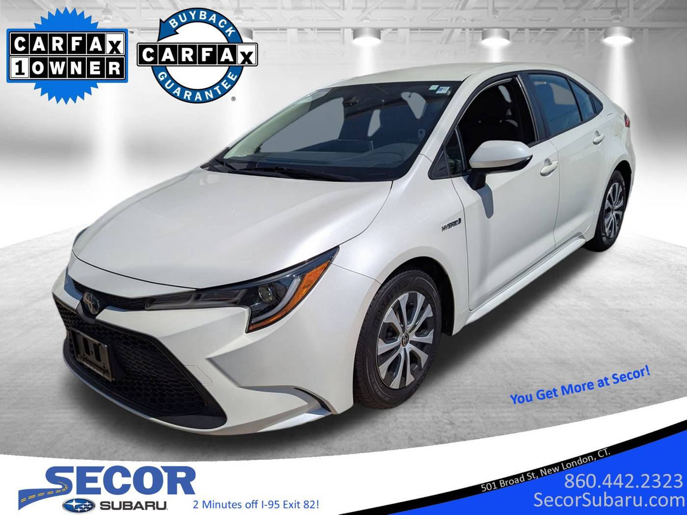 2020 Toyota Corolla Hybrid LE — Sedan — 39,098 mi — New London, CT