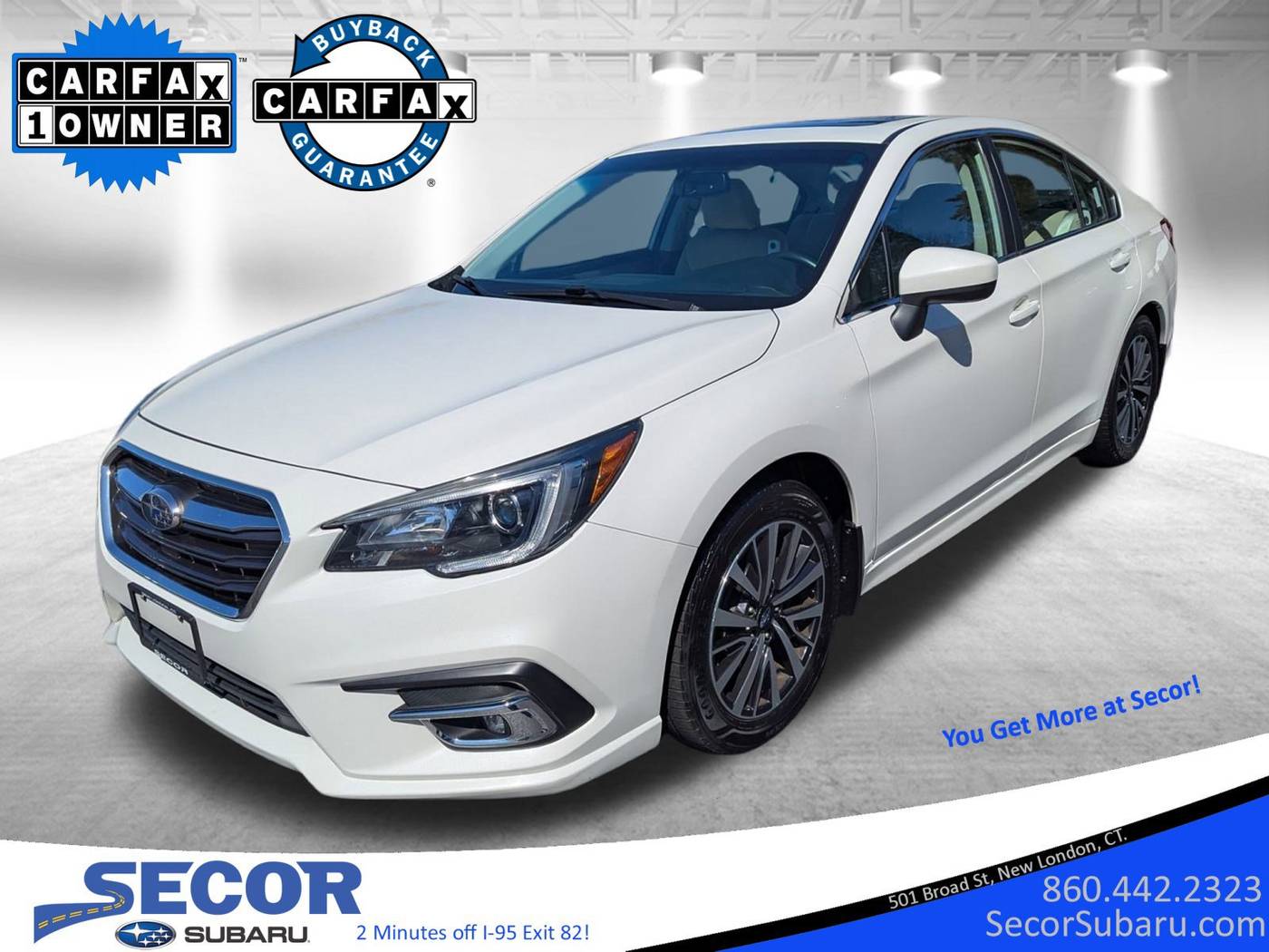 2018 Subaru Legacy 2.5i Premium — Sedan — 75,820 mi — New London, CT