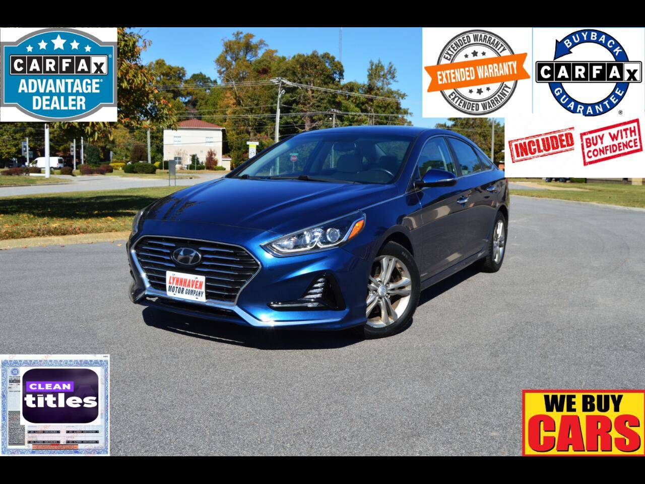 2019 Hyundai Sonata SEL — Sedan — 44,975 mi — Virginia Beach, VA
