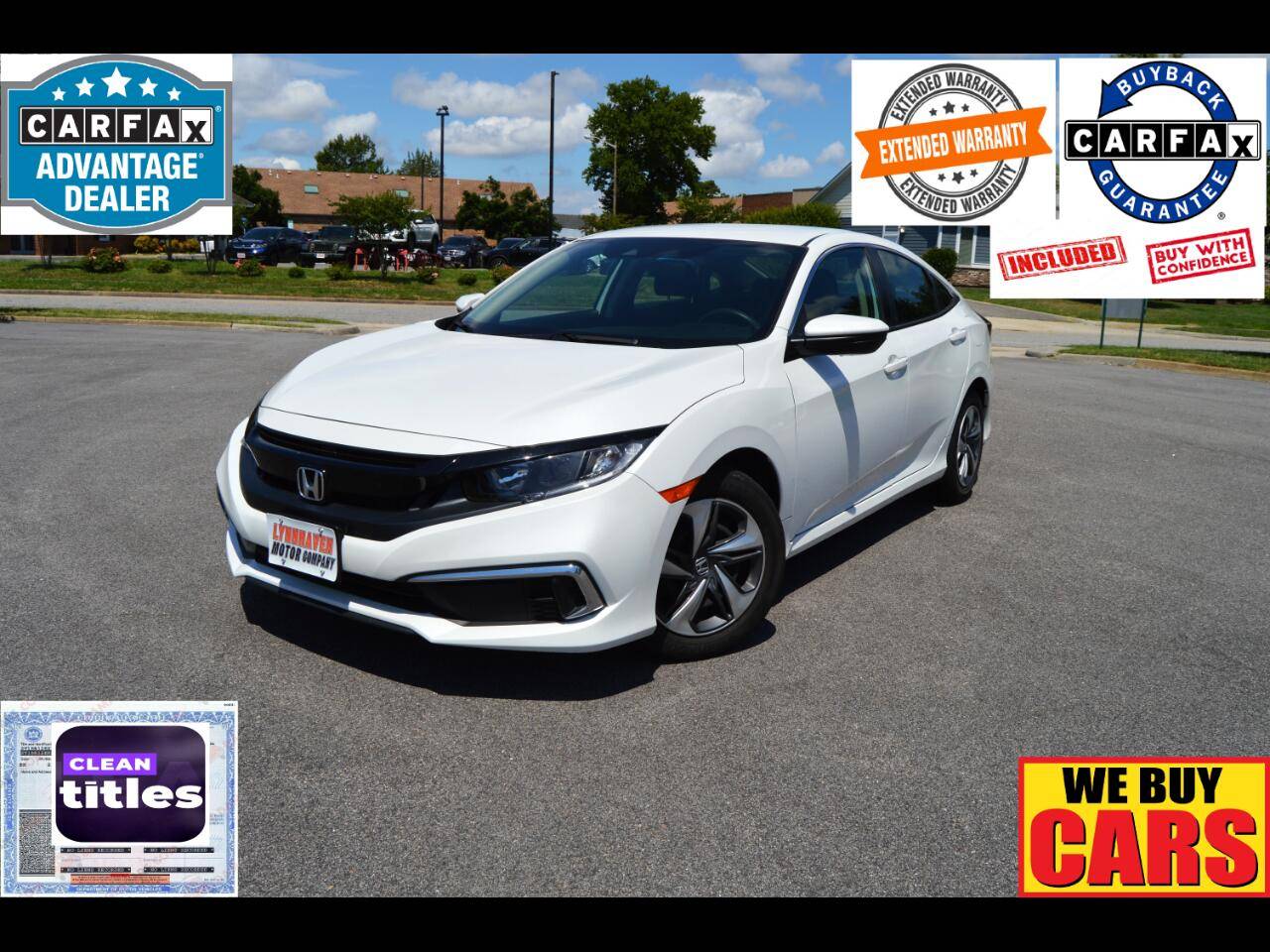 2020 Honda Civic LX — Sedan — 54,320 mi — Virginia Beach, VA