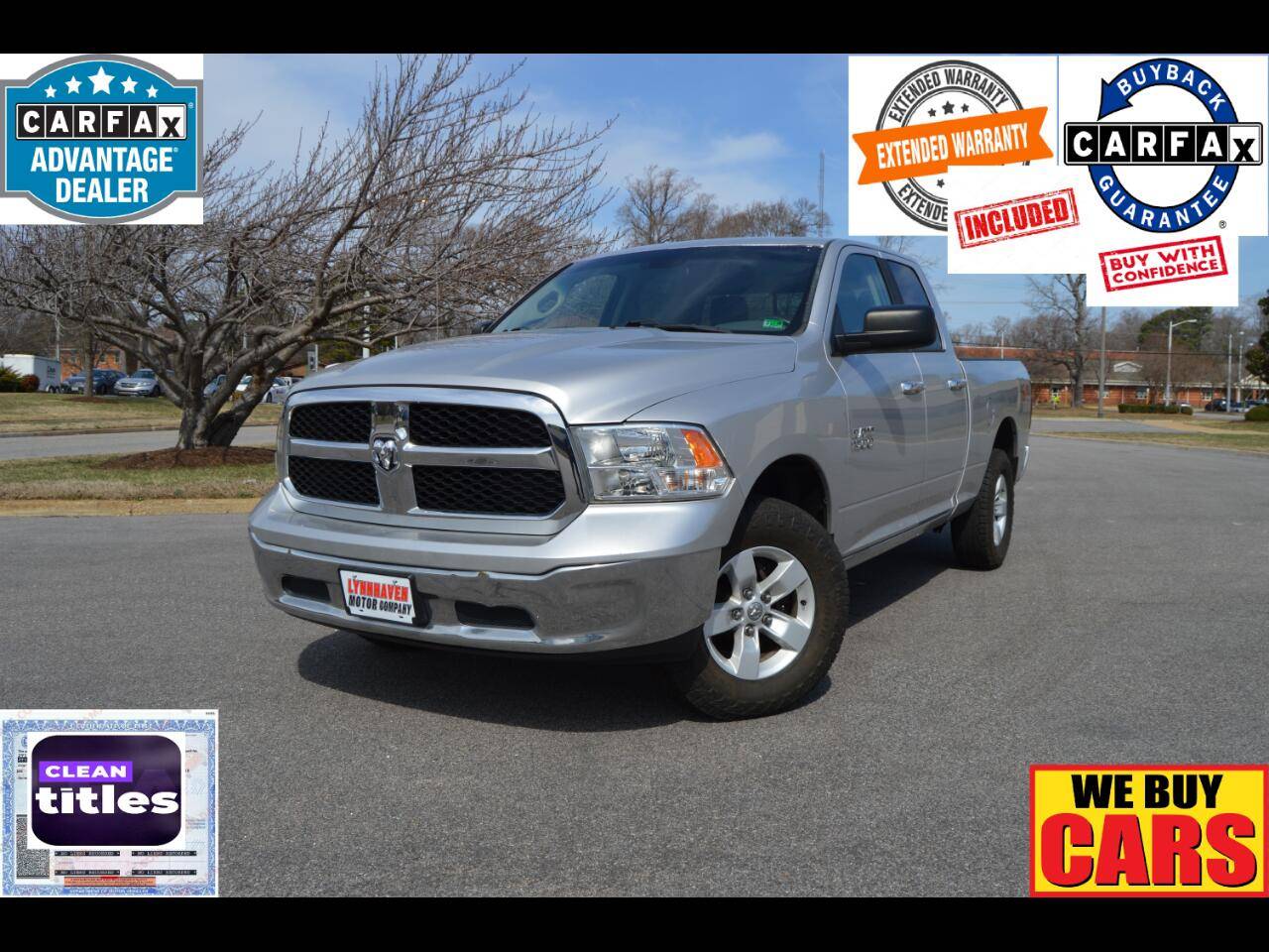 2017 Ram 1500 SLT — Pickup Truck — 69,689 mi — Virginia Beach, VA