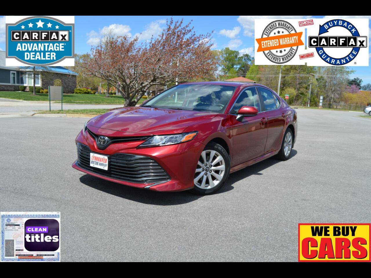 2020 Toyota Camry LE — Sedan — 62,315 mi — Virginia Beach, VA