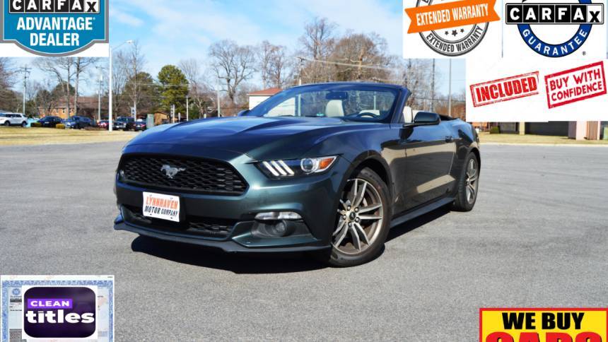 2015 Ford Mustang EcoBoost Premium — Convertible — 82,525 mi — Virginia Beach, VA