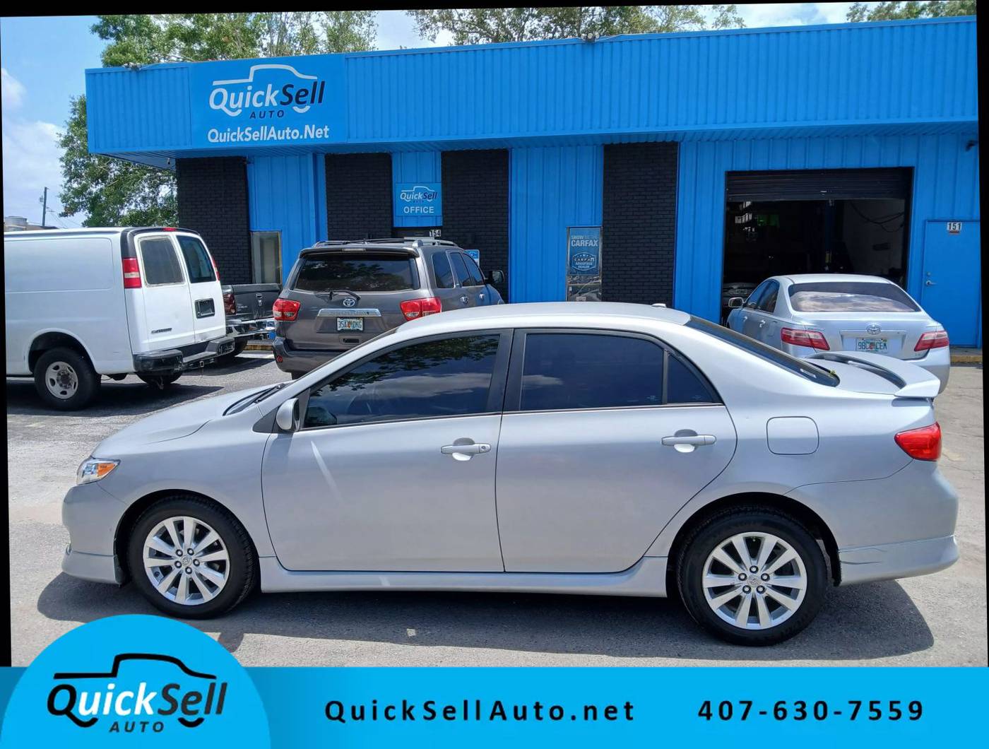 2010 Toyota Corolla LE — Sedan — 165,111 mi — Apopka, FL