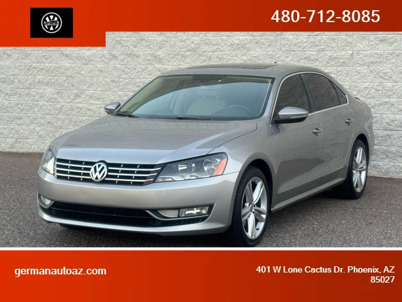 2012 Volkswagen Passat TDI SEL Premium — Sedan — 176,671 mi — Phoenix, AZ