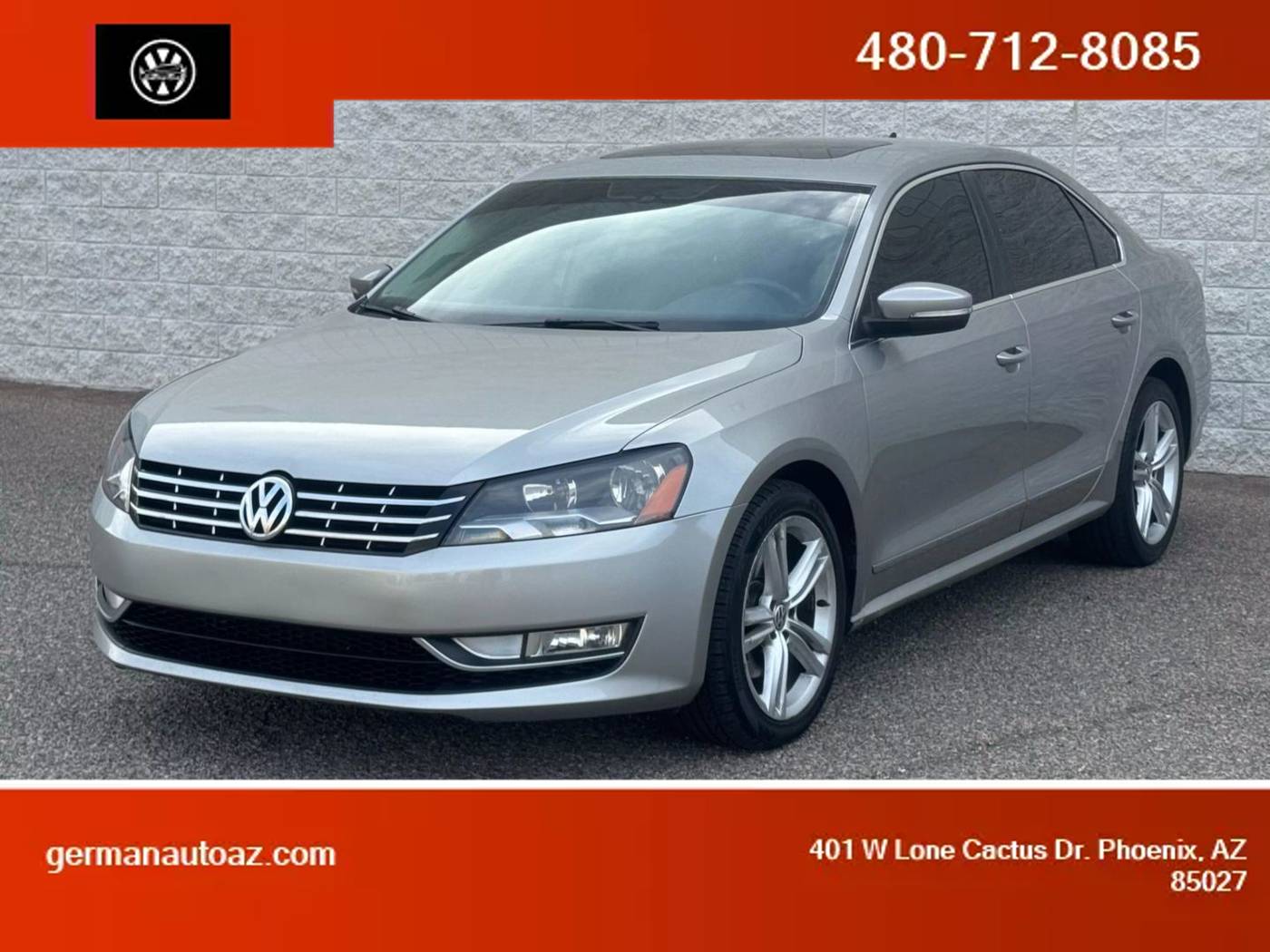2013 Volkswagen Passat TDI SE — Sedan — 134,284 mi — Phoenix, AZ