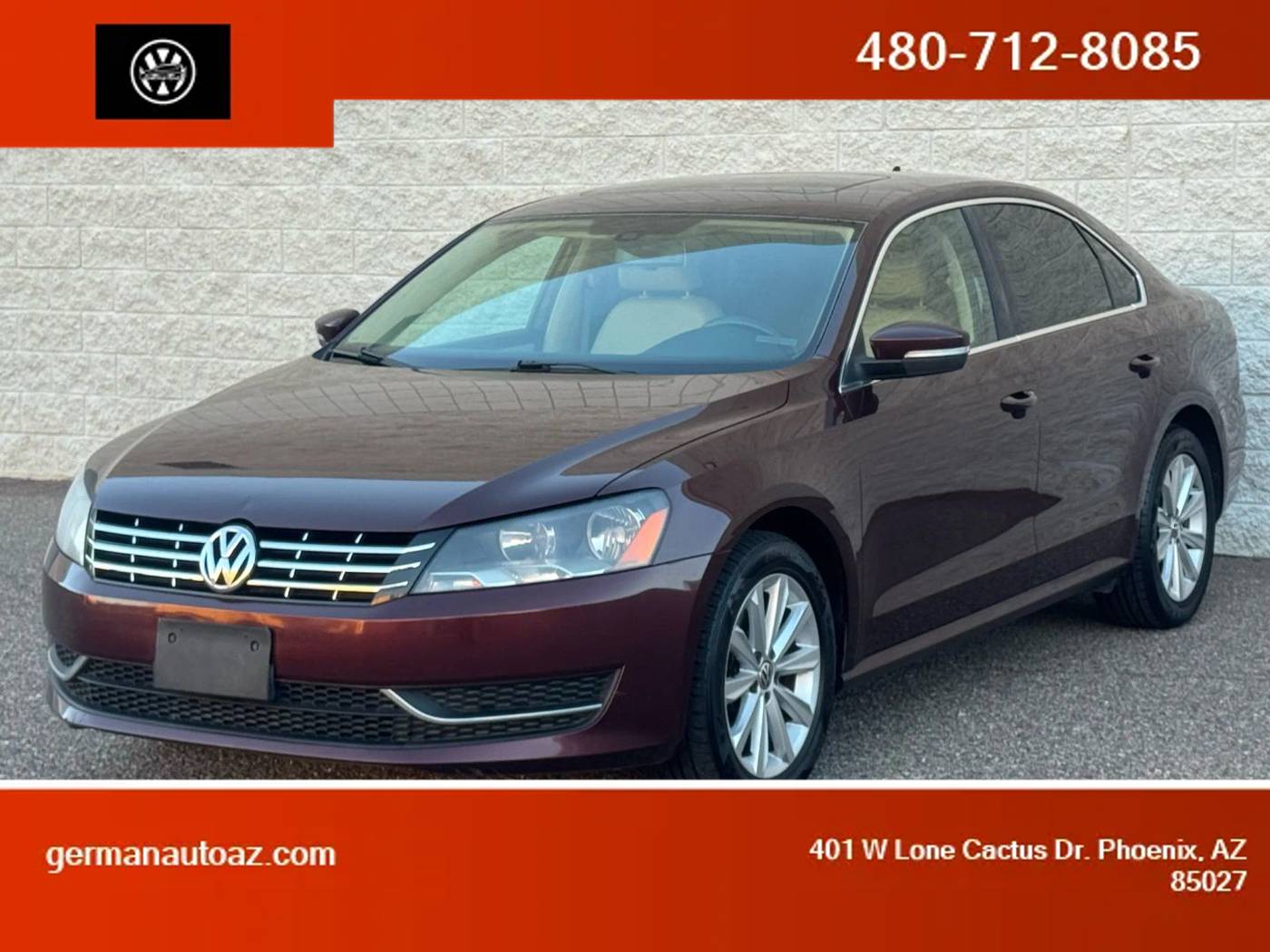 2012 Volkswagen Passat TDI SE — Sedan — 147,380 mi — Phoenix, AZ