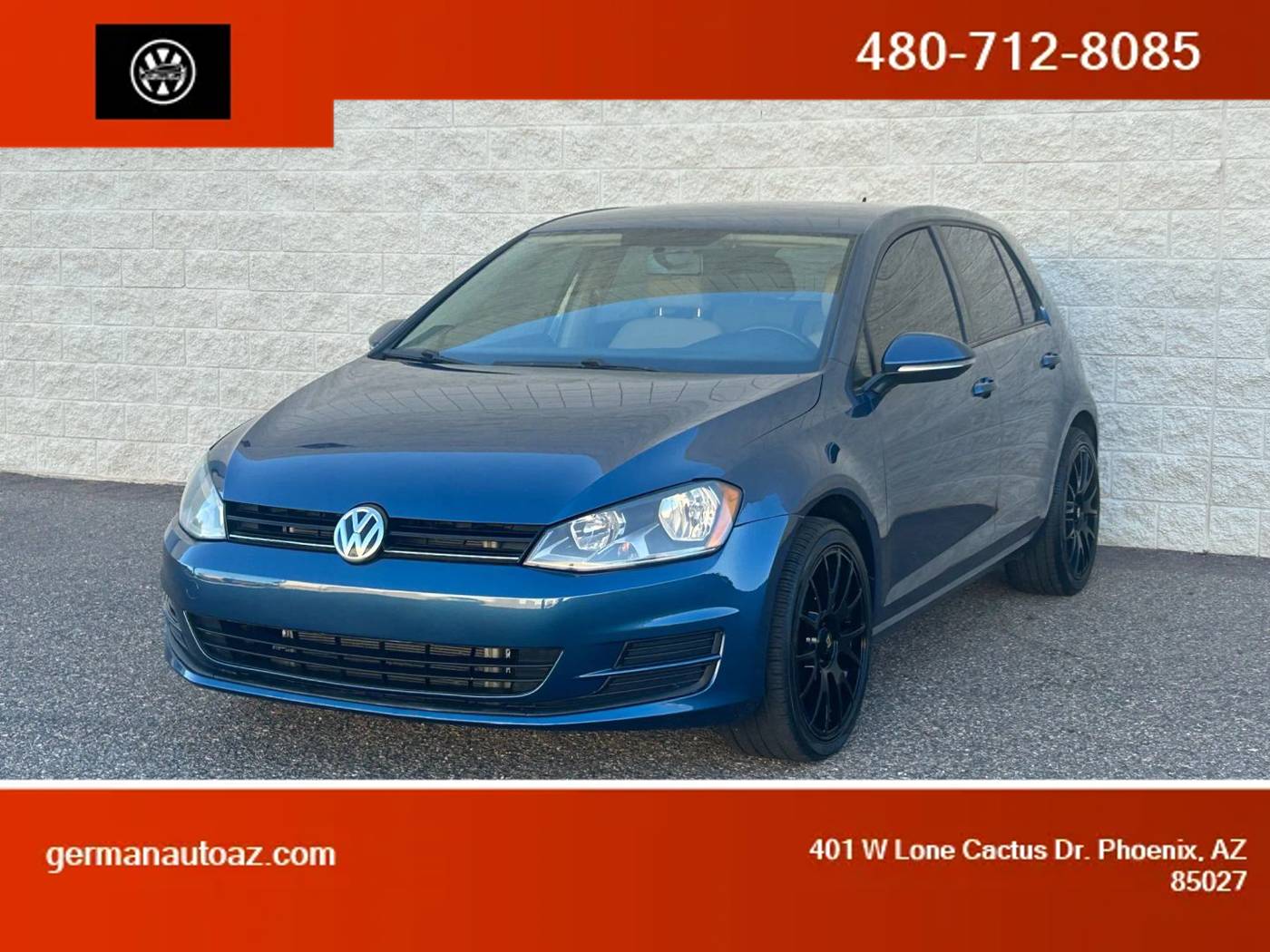 2015 Volkswagen Golf TDI S — Hatchback — 126,355 mi — Phoenix, AZ