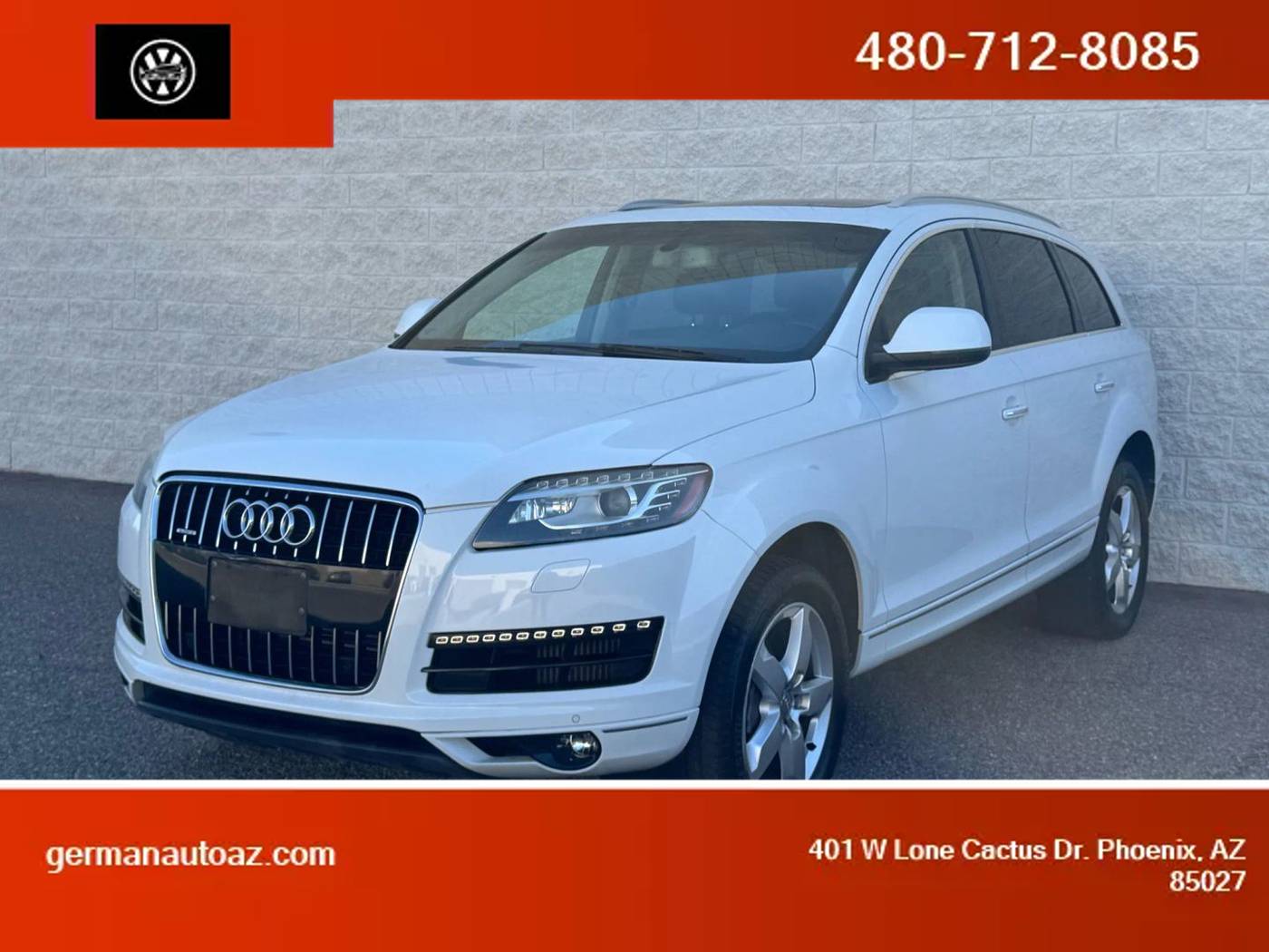 2015 Audi Q7 Premium Plus — SUV — 162,255 mi — Phoenix, AZ