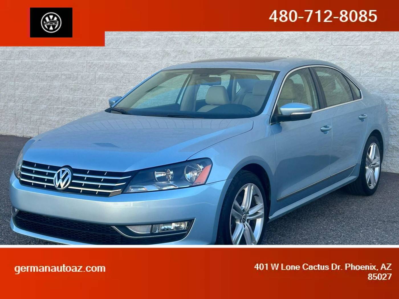 2013 Volkswagen Passat TDI SEL Premium — Sedan — 140,982 mi — Phoenix, AZ