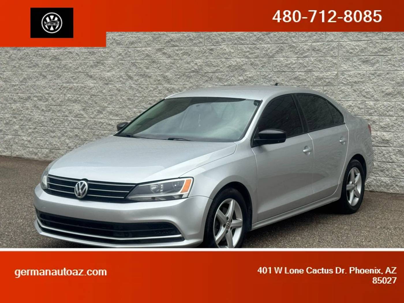 2015 Volkswagen Jetta TDI S — Sedan — 163,600 mi — Phoenix, AZ