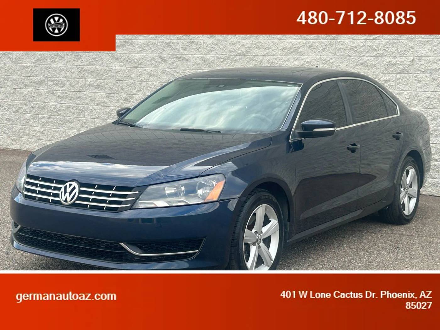 2013 Volkswagen Passat TDI SE — Sedan — 166,936 mi — Phoenix, AZ