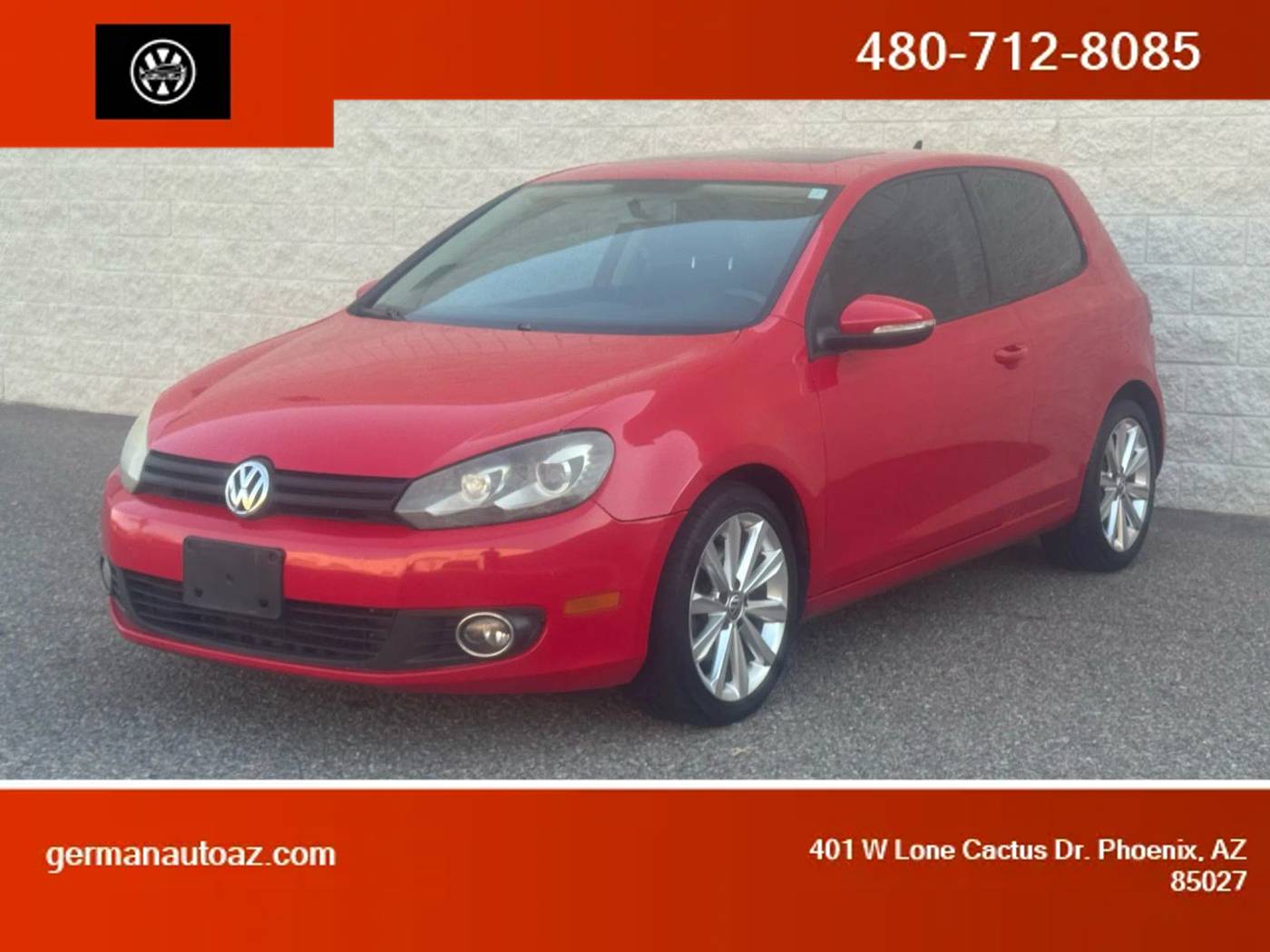 2012 Volkswagen Golf TDI — Hatchback — 136,074 mi — Phoenix, AZ