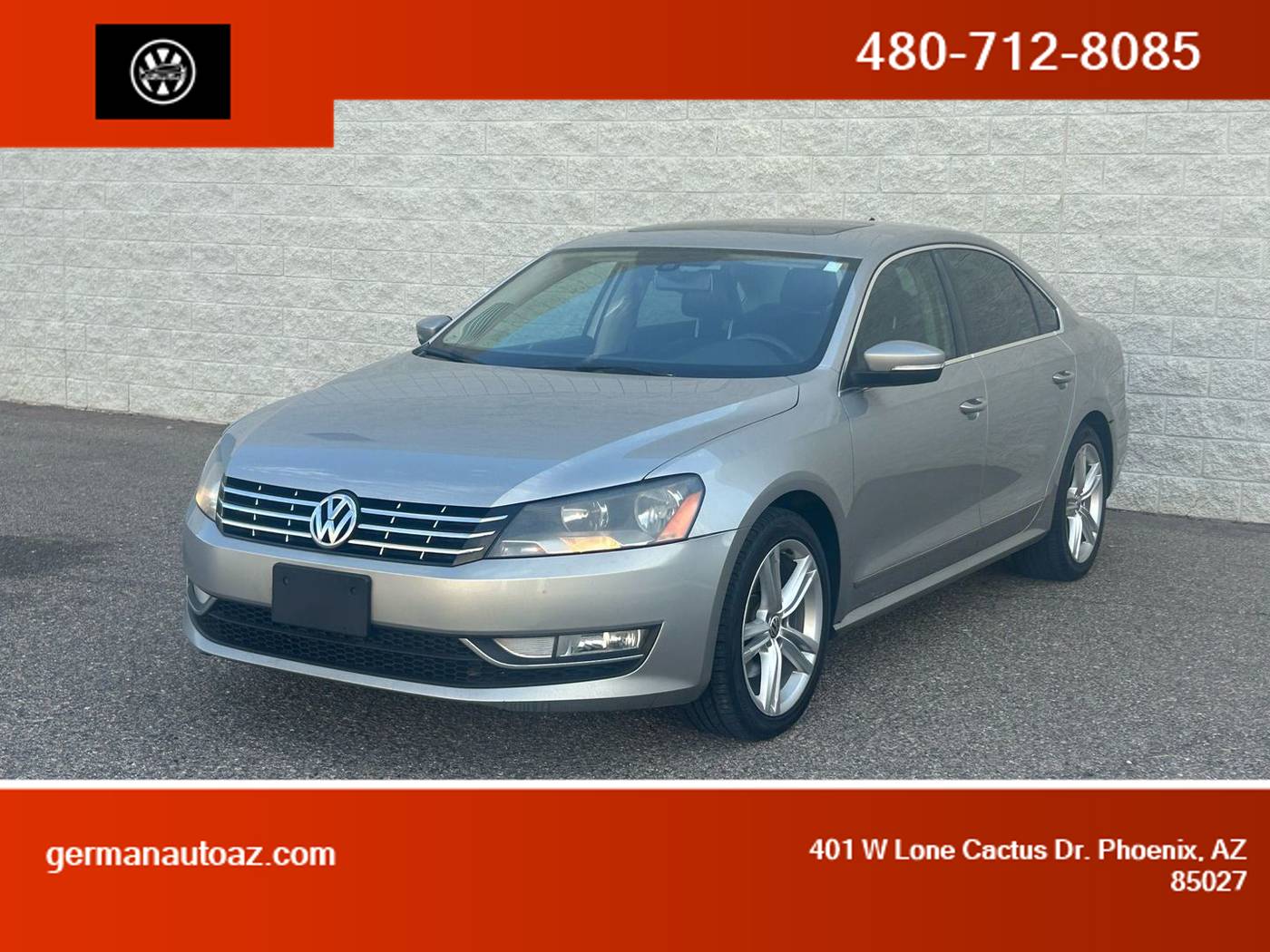2013 Volkswagen Passat TDI SEL Premium — Sedan — 148,042 mi — Phoenix, AZ