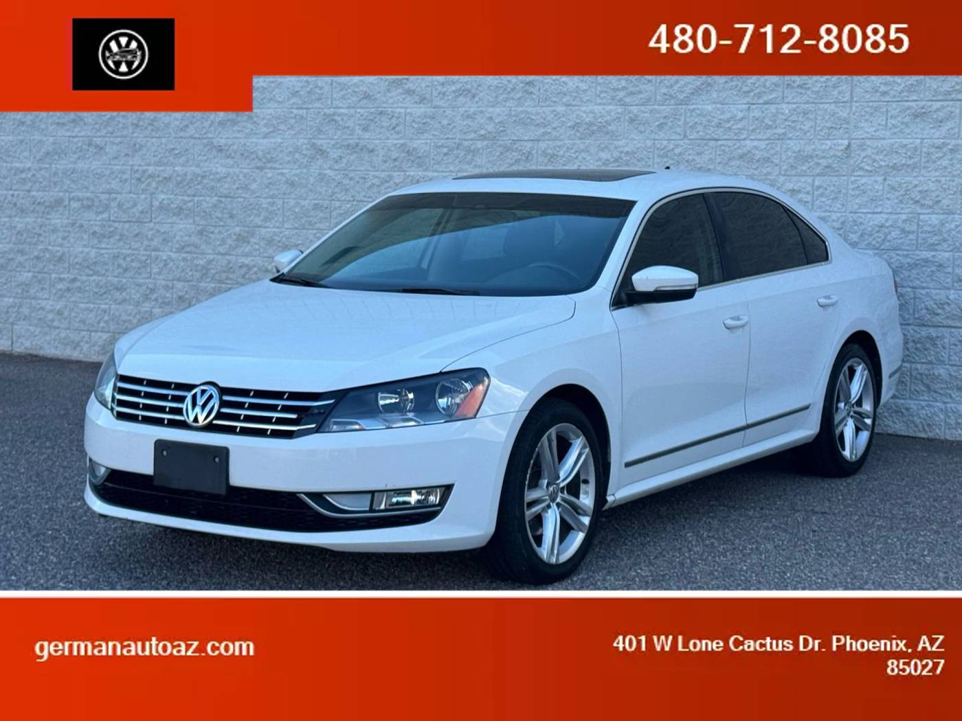 2015 Volkswagen Passat TDI SEL Premium — Sedan — 183,385 mi — Phoenix, AZ