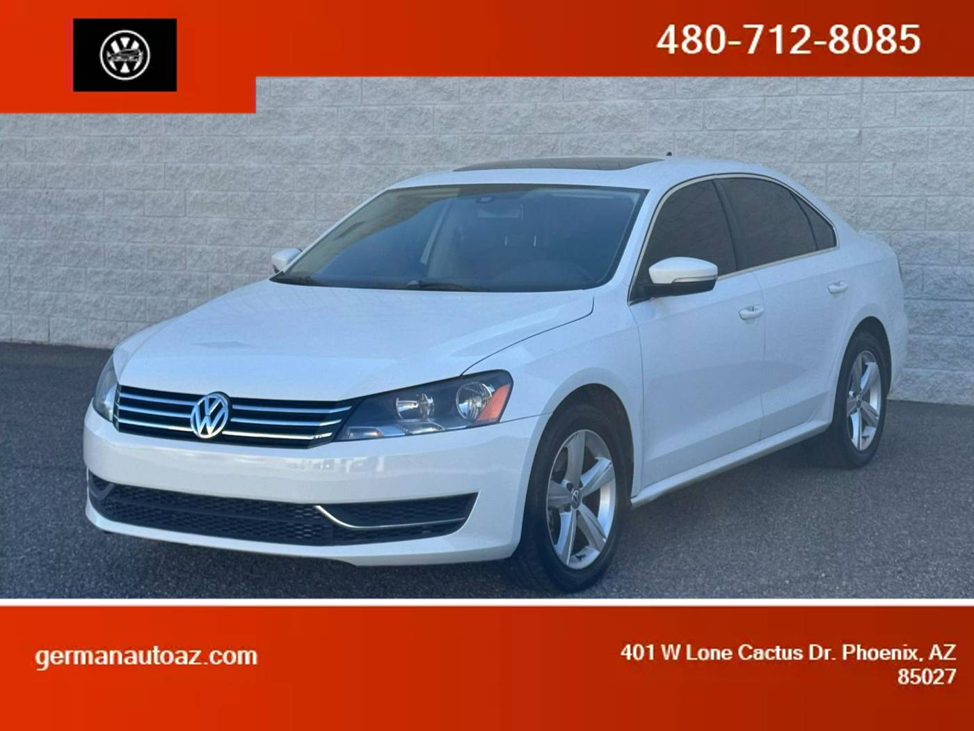 2013 Volkswagen Passat TDI SE — Sedan — 178,200 mi — Phoenix, AZ