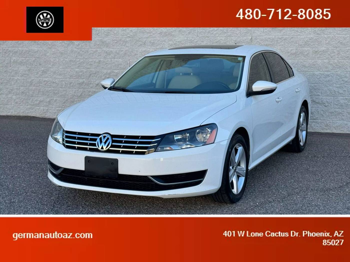 2012 Volkswagen Passat TDI SE — Sedan — 137,771 mi — Phoenix, AZ
