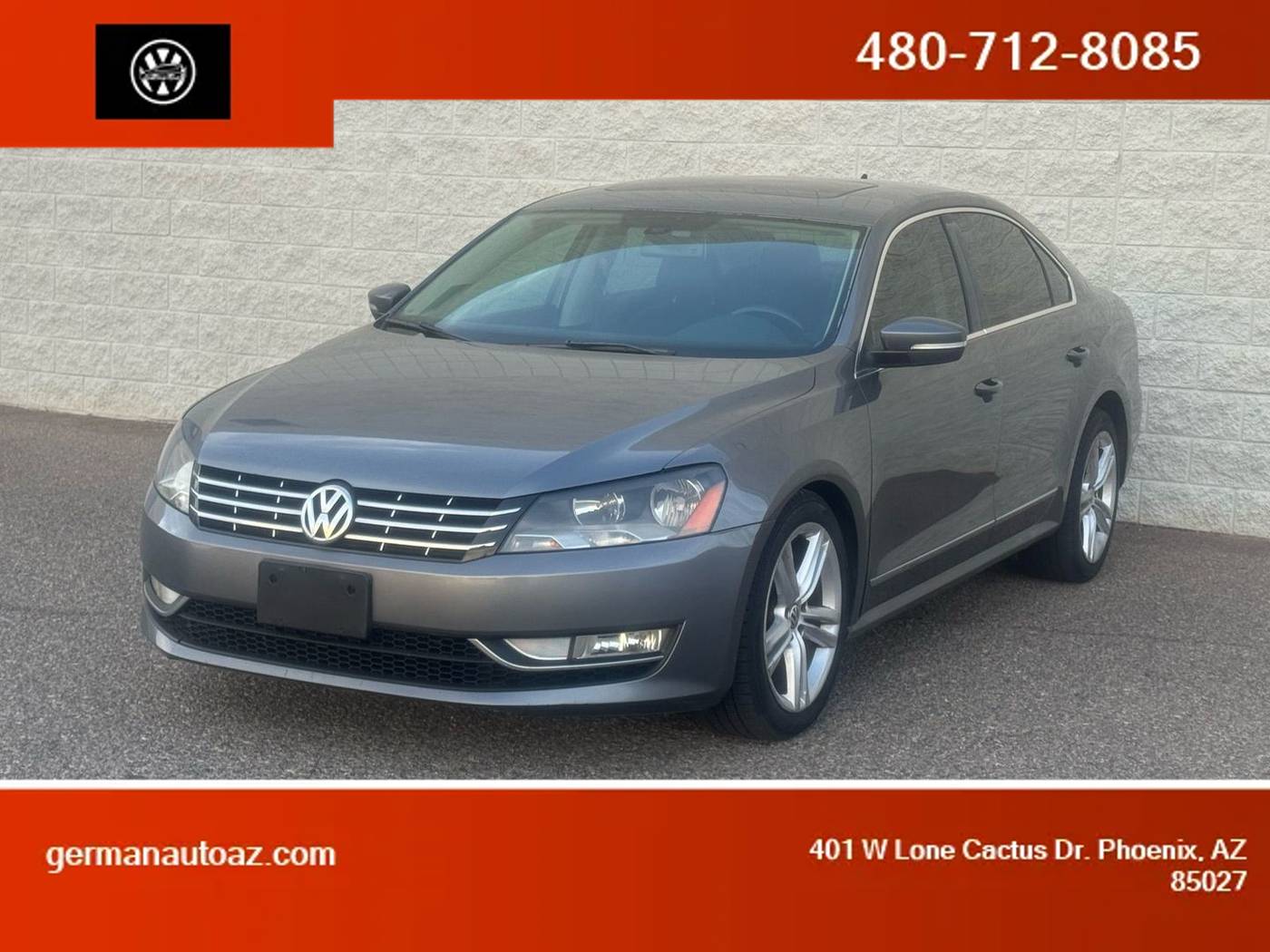 2013 Volkswagen Passat TDI SEL Premium — Sedan — 147,123 mi — Phoenix, AZ