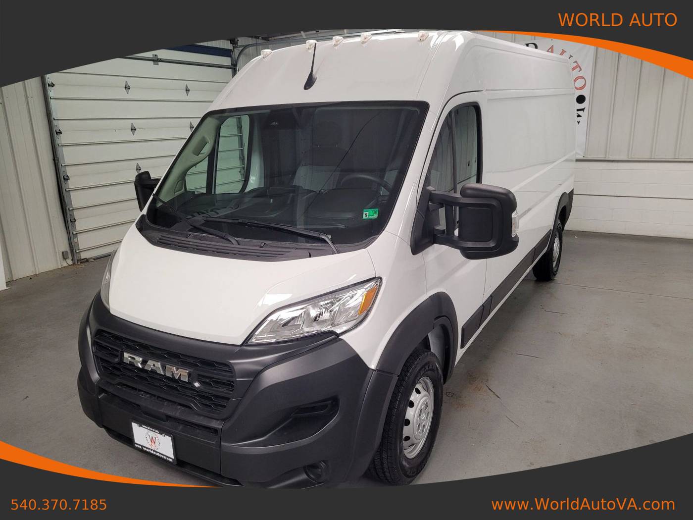 2023 Ram ProMaster Cargo Van 2500 — Cargo Van — 18,248 mi — Fredricksburg, VA