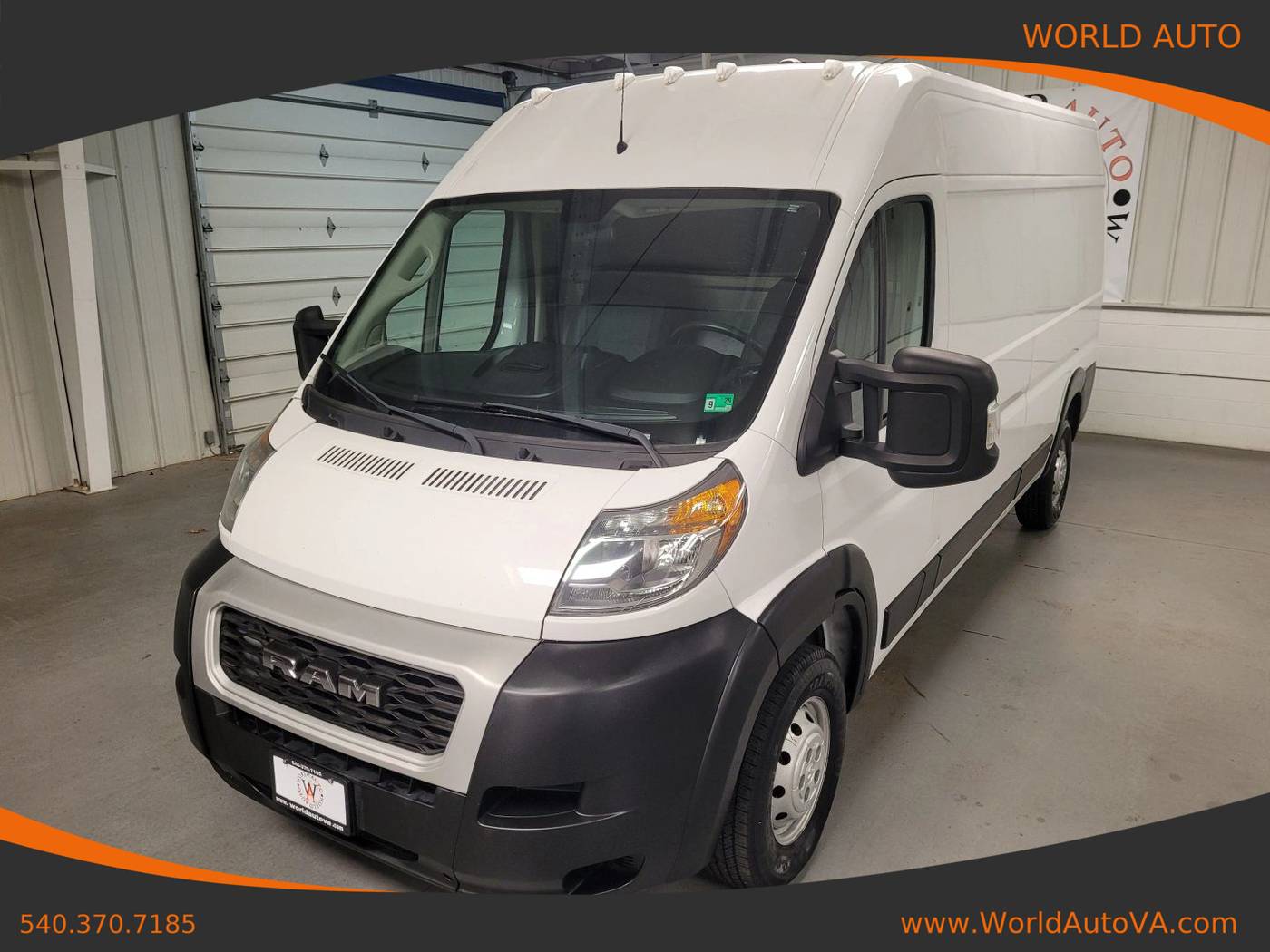2019 Ram ProMaster Cargo Van 2500 — Cargo Van — 113,767 mi — Fredricksburg, VA