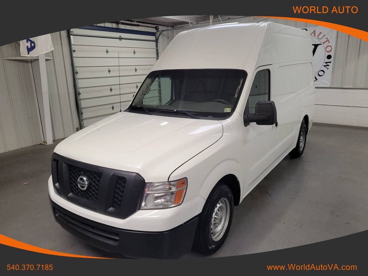 2019 Nissan NV Cargo NV2500 HD S — Cargo Van — 188,296 mi — Fredricksburg, VA