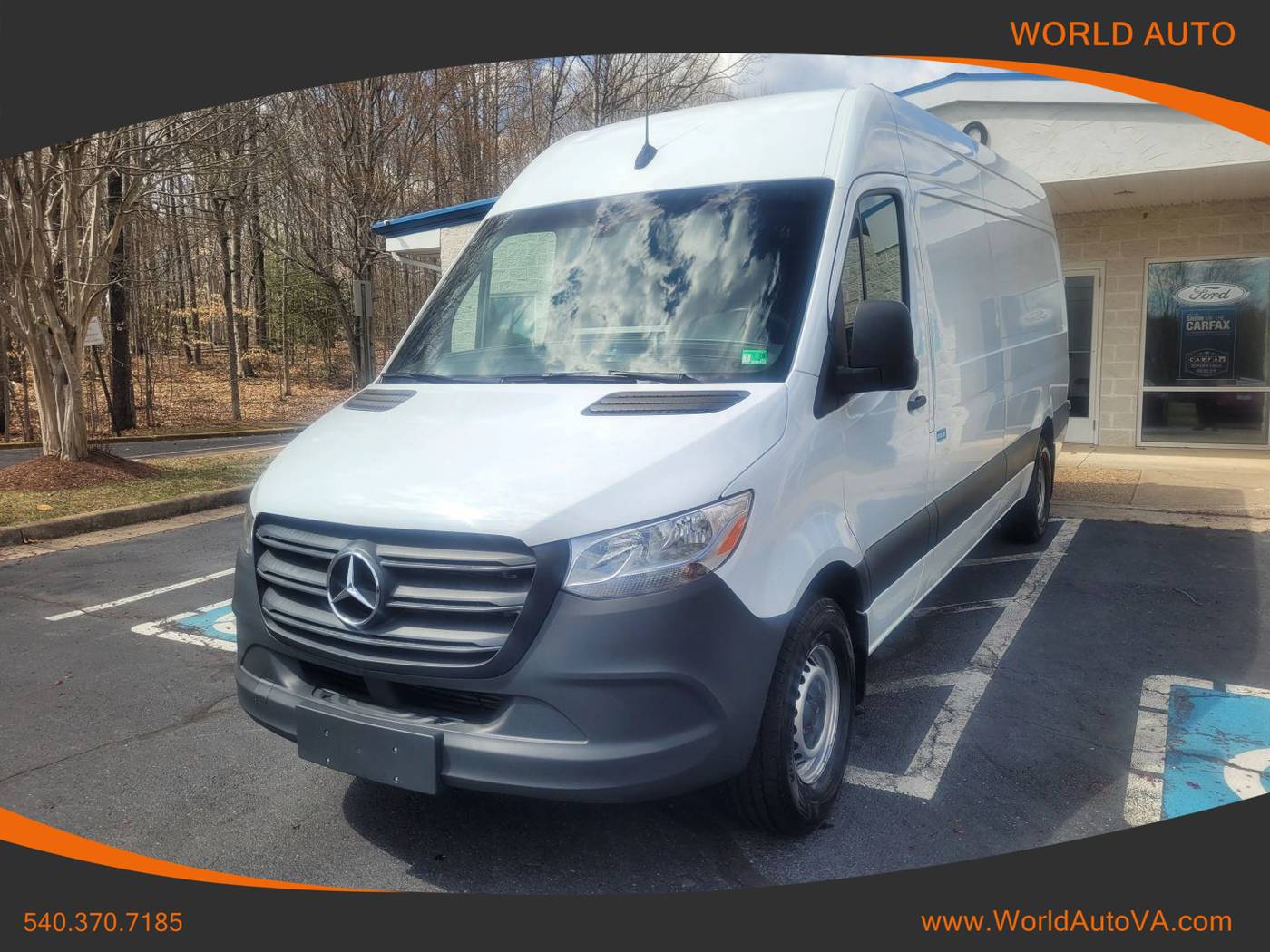 2019 Mercedes-Benz Sprinter Cargo Van 3500 — Cargo Van — 57,487 mi — Fredricksburg, VA