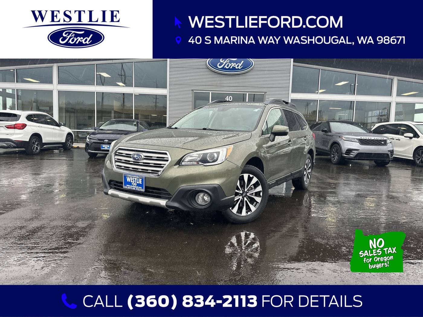 2017 Subaru Outback 3.6R Limited — SUV — 32,048 mi — Washougal, WA