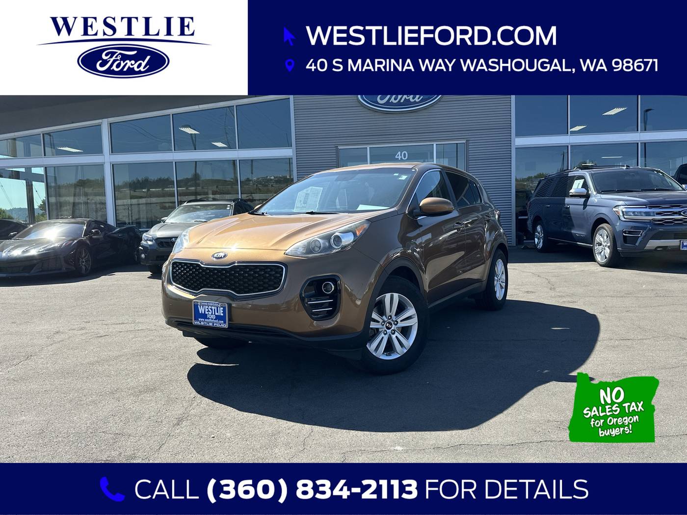 2018 Kia Sportage LX — SUV — 112,443 mi — Washougal, WA