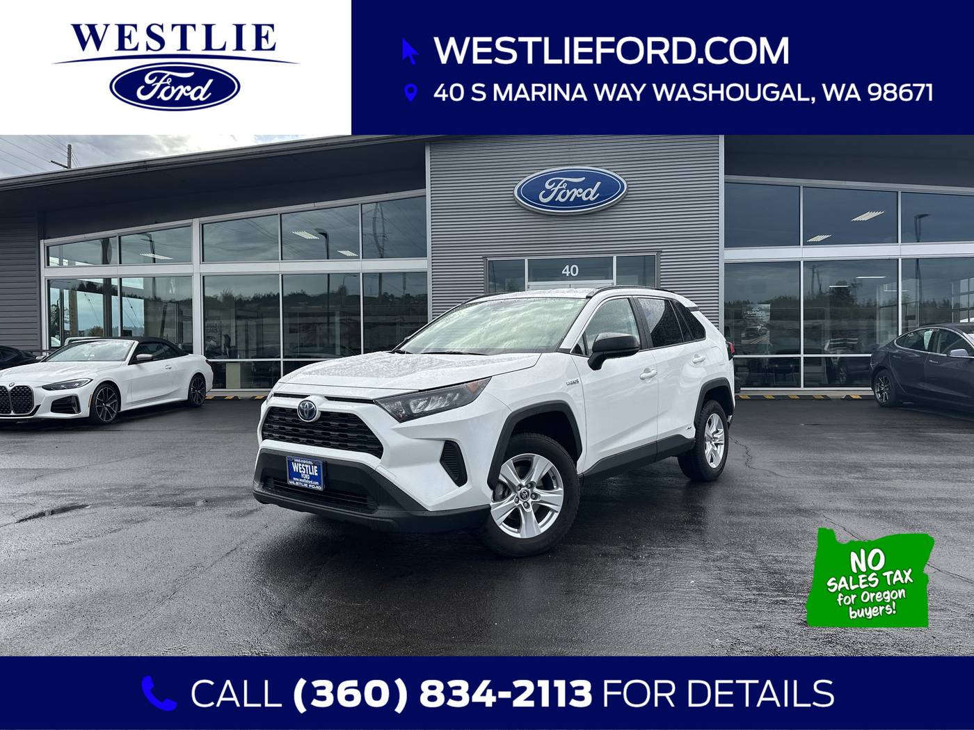 2020 Toyota RAV4 Hybrid LE — SUV — 39,984 mi — Washougal, WA