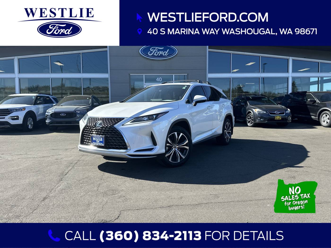 2022 Lexus RX RX 350L — SUV — 51,873 mi — Washougal, WA